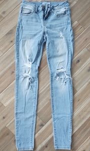 Distressed Denim Jeans